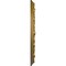 Ekena Millwork Milan Ceiling Medallion (Fits Canopies up to 4 5/8"), Hand-Painted Gold, 24 1/2"OD x 3 1/2"ID x 1"P CM24MIGLS - alternate 5
